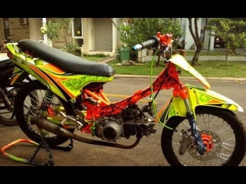 Tm2 | Video Modifikasi Motor Kawasaki Kaze R Drag Style ...