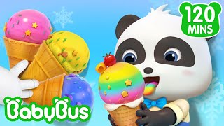 Canção do Sorvete 🍨🍧🍦 | 2 HORAS DE BABYBUS | Músicas Infantis e Desenhos Animados