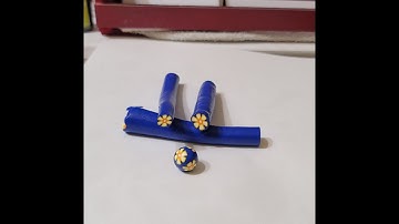 Simple Flower Polymer Clay Cane