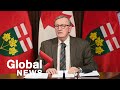 Ontario health officials provide COVID-19 update | LIVE
