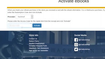 Redshelf Access Codes Purchased In Store