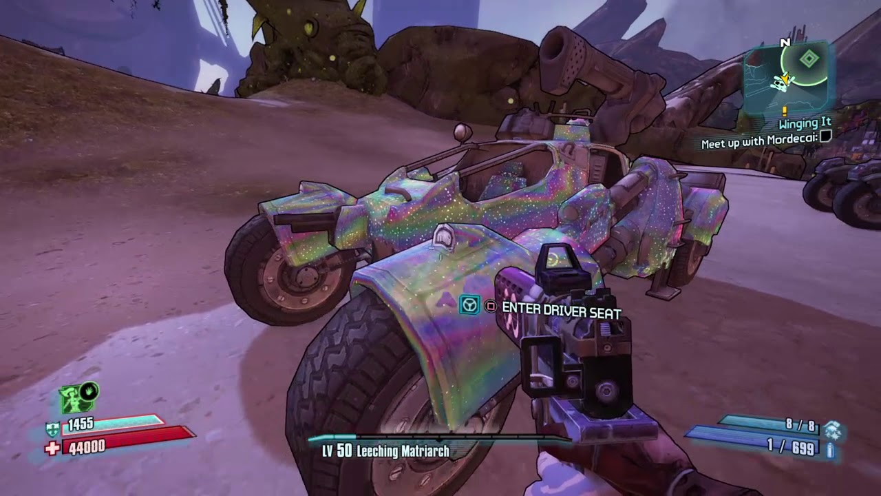 Borderlands 2 Fight For Sanctuary DLC Rainbow Runner Skin YouTube
