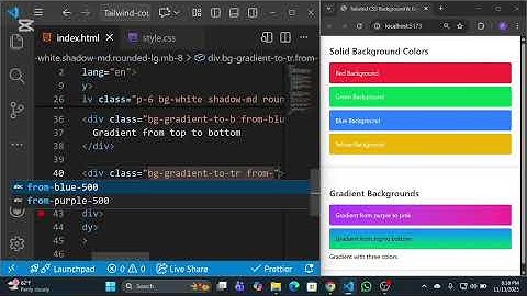 Master Tailwind CSS Backgrounds & Gradients | Full Step-by-Step Tutorial