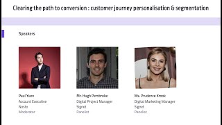 Clearing the path to conversion : customer journey personalisation & segmentation