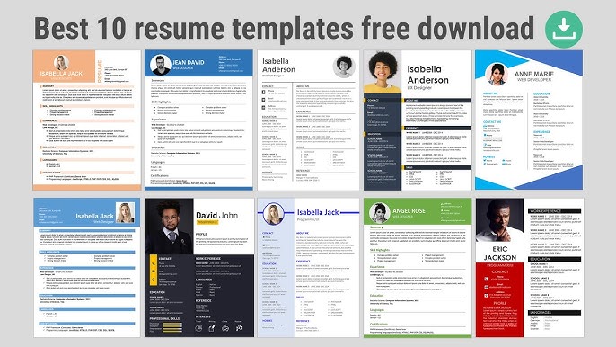 Top 10 Best Resume Templates Free Download ⬇ 2022 - YouTube top-10-best-resume-templates-free-download-2022-youtube