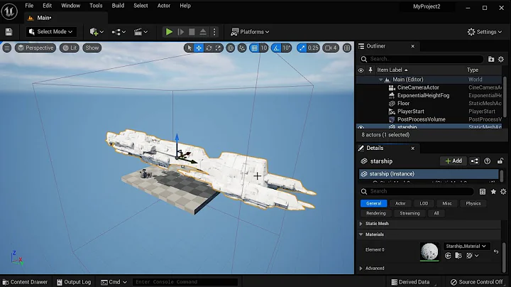 Create Stunning Starship Designs with Export to Substance Painter and Unreal Engine