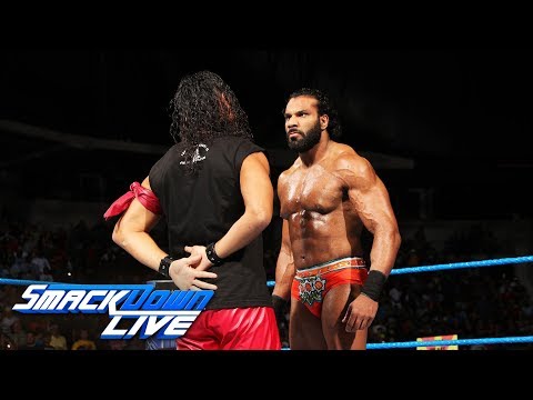 Shinsuke Nakamura confronts Jinder Mahal: SmackDown LIVE, Aug. 29, 2017