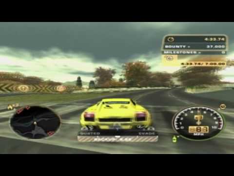 Need For Speed Most Wanted Gameplay Challenge Series Pursuit Length 20 GCN 