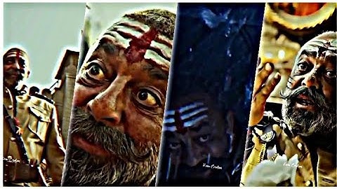 Gangster × Sanjay Dutt👿| Shamshera Dialogue Status| Gangster Attitude Status| Kiran Creations