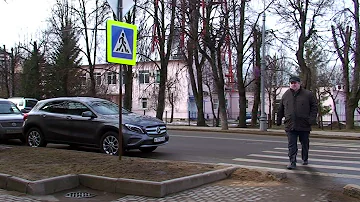 Парковка перед пешеходным переходом