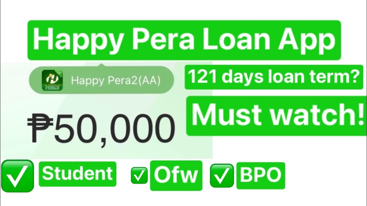 Happy Pera Fast Cash Loan Review Up To 50 000 Legit Ba MUST WATCH happy-pera-fast-cash-loan-review-up-to-50-000-legit-ba-must-watch