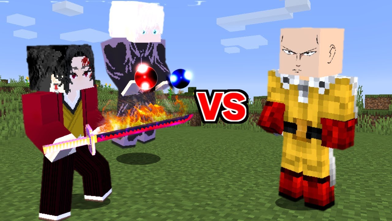 ついに決着⁉️ 継国縁壱&五条悟 VS ワンパンマン【まいくら】【マイン