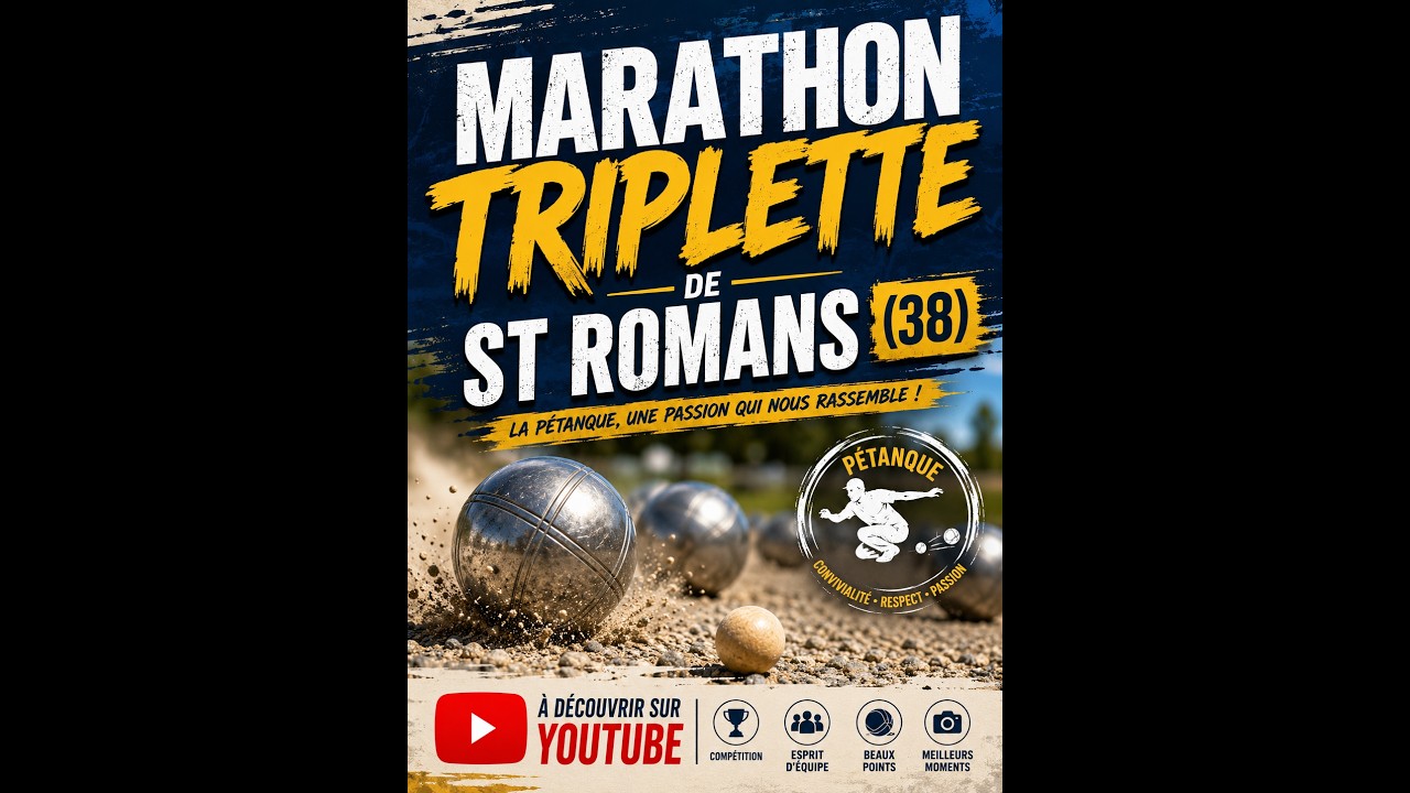 Miniature : MARATHON TRIPLETTE ST ROMANS 2026 EN DIRECT