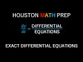 Understanding Exact Differential Equations