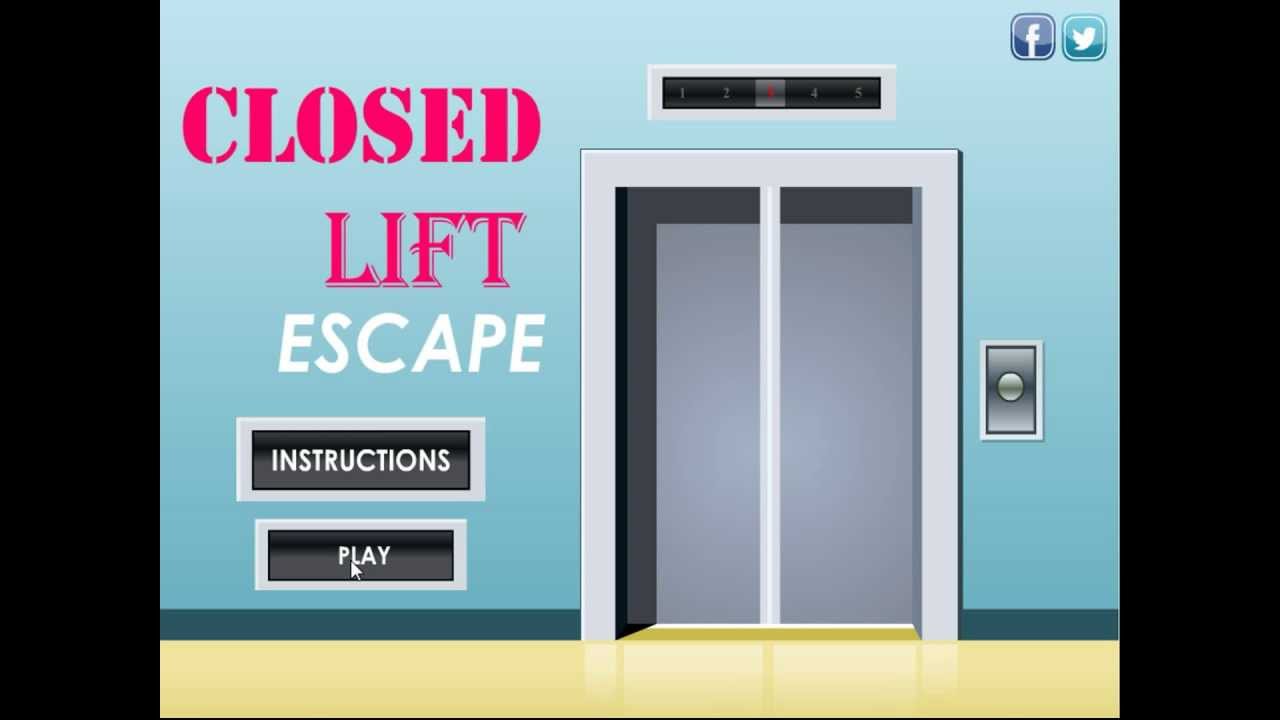 Closed Lift Escape Walkthrough YouTube