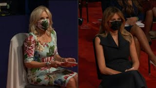 Jill Biden and Melania Trump arrive at final presidential debate venue | AFP