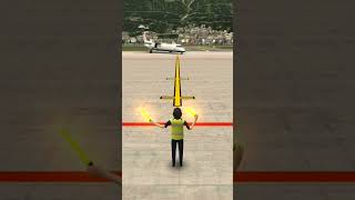 World of airports. Руление на стоянку для обслуживания самолёта.