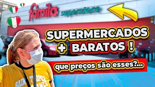 PREÇOS EM 4 SUPERMERCADOS MAIS BARATOS DA ITÁLIA | 2021