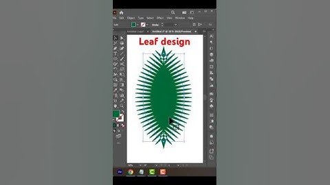 Leaf design and logo make in Adobe illustrator #graphic_design #art