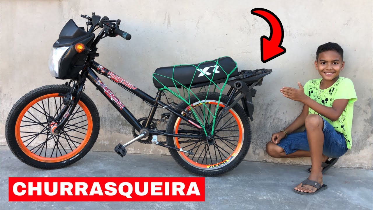 CHURRASQUEIRA GRAU BIKE BICICLETA RASPÃO