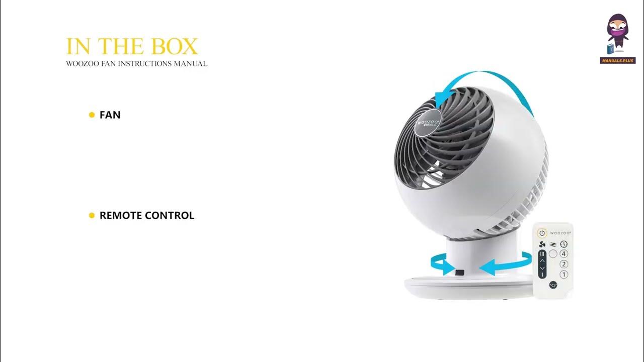 Woozoo Fan User Manual Instructions, Troubleshooting & Safety Tips