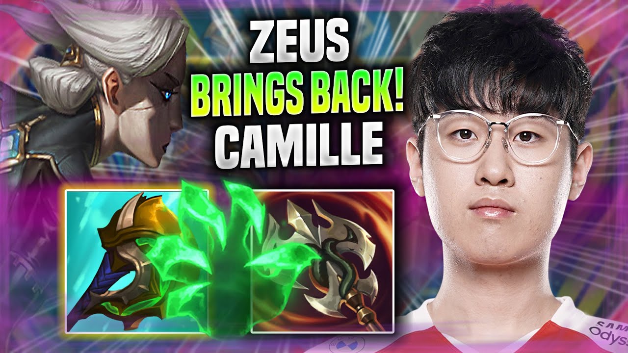 ZEUS BRINGS BACK CAMILLE IN PRESEASON 2022! - T1 Zeus Plays Camille TOP vs Kled!