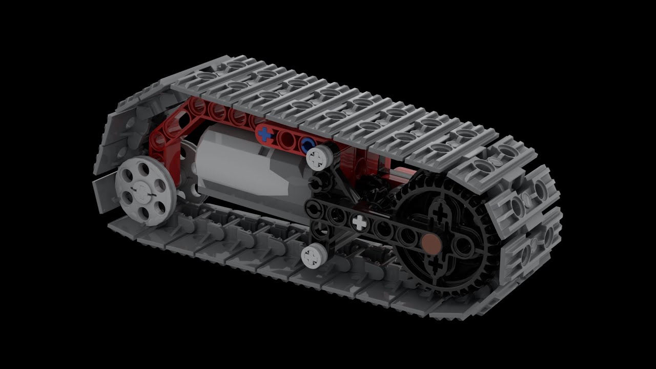 straf Tidsserier Tilskynde Lego Technic Tracked Vehicle Module (Compact) - YouTube