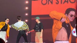 220408 Final Ment (Namjoon talk about haters, Jungkook abs) BTS Fancam Permission to Dance Las Vegas