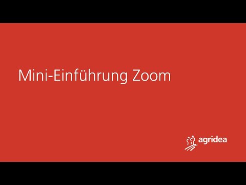 Mini Einführung Zoom