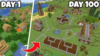I Spent 100 Days Transforming a Village in Minecraft Hardcore by naitsirhc 163,921 views 1 year ago 9 minutes, 29 seconds