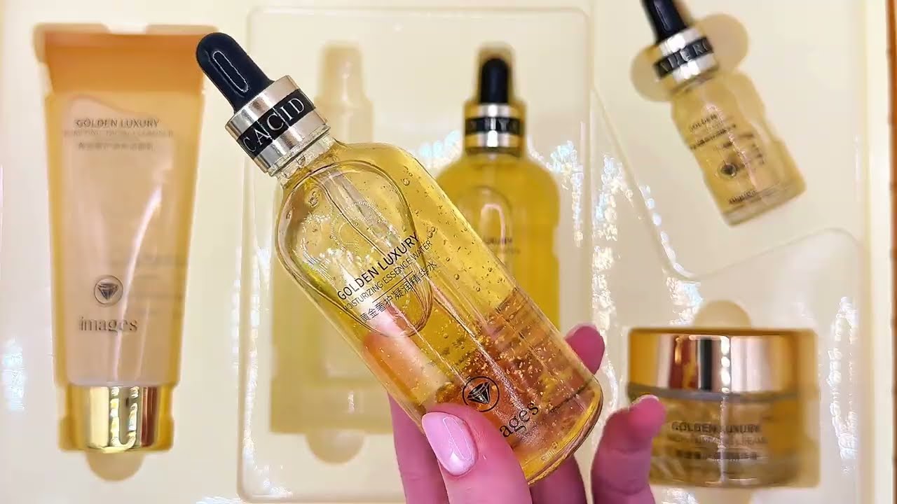 Подарочный набор с золотом IMAGES Golden Luxury Moisturizing Five