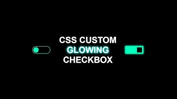 CSS Custom Glowing CheckBox Using HTML CSS | CodeEra