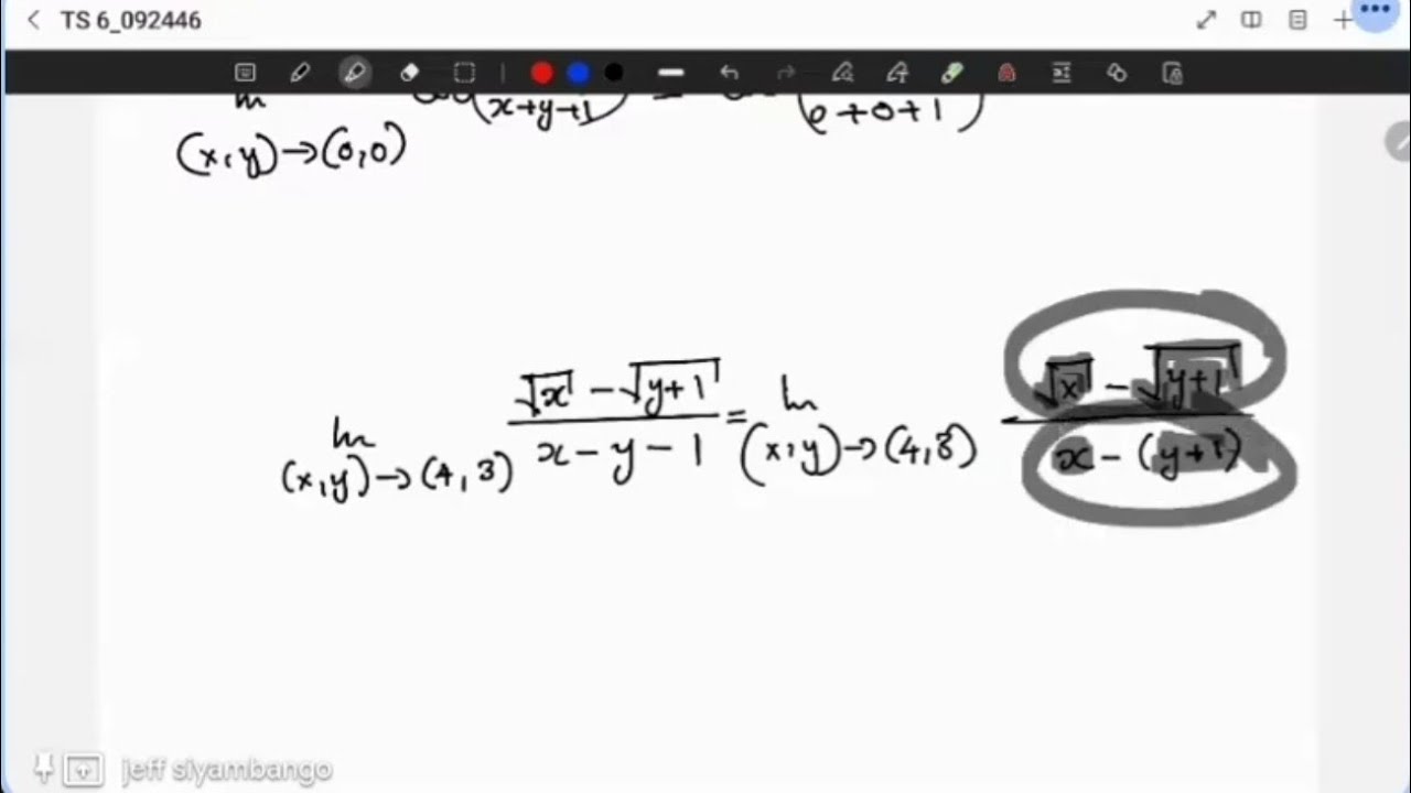 Limits for functions of several variables #examples - YouTube