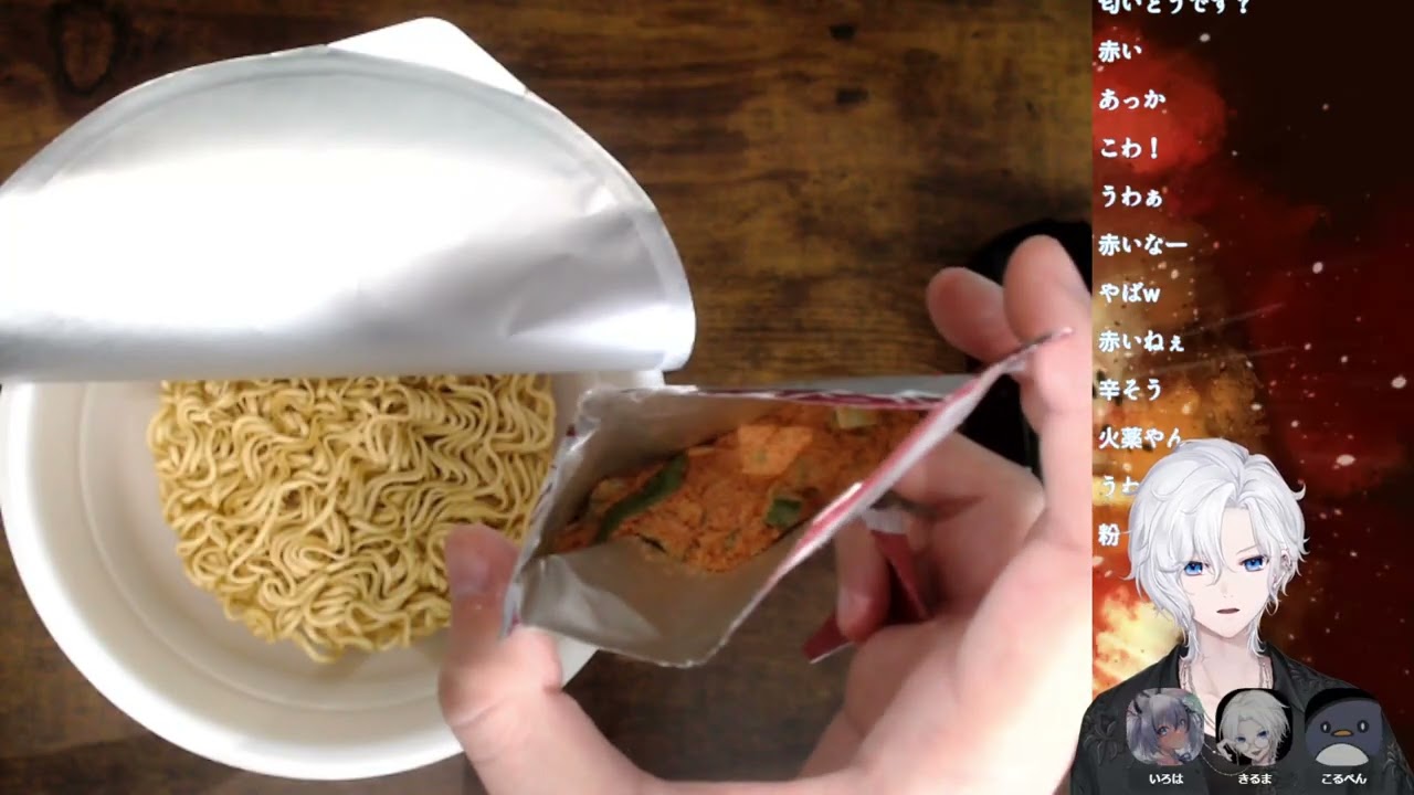 激辛らーめん完食出来んのか  こるぺん  稲荷いろは