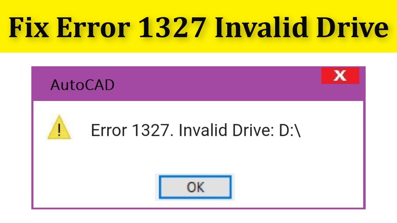 fatal error during installation 1327