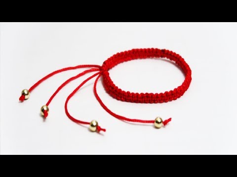 Video HƯỚNG DẪN LÀM VÒNG ĐEO TAY MAY MẮN ĐƠN GIẢN, DIYブレスレット... - youtube