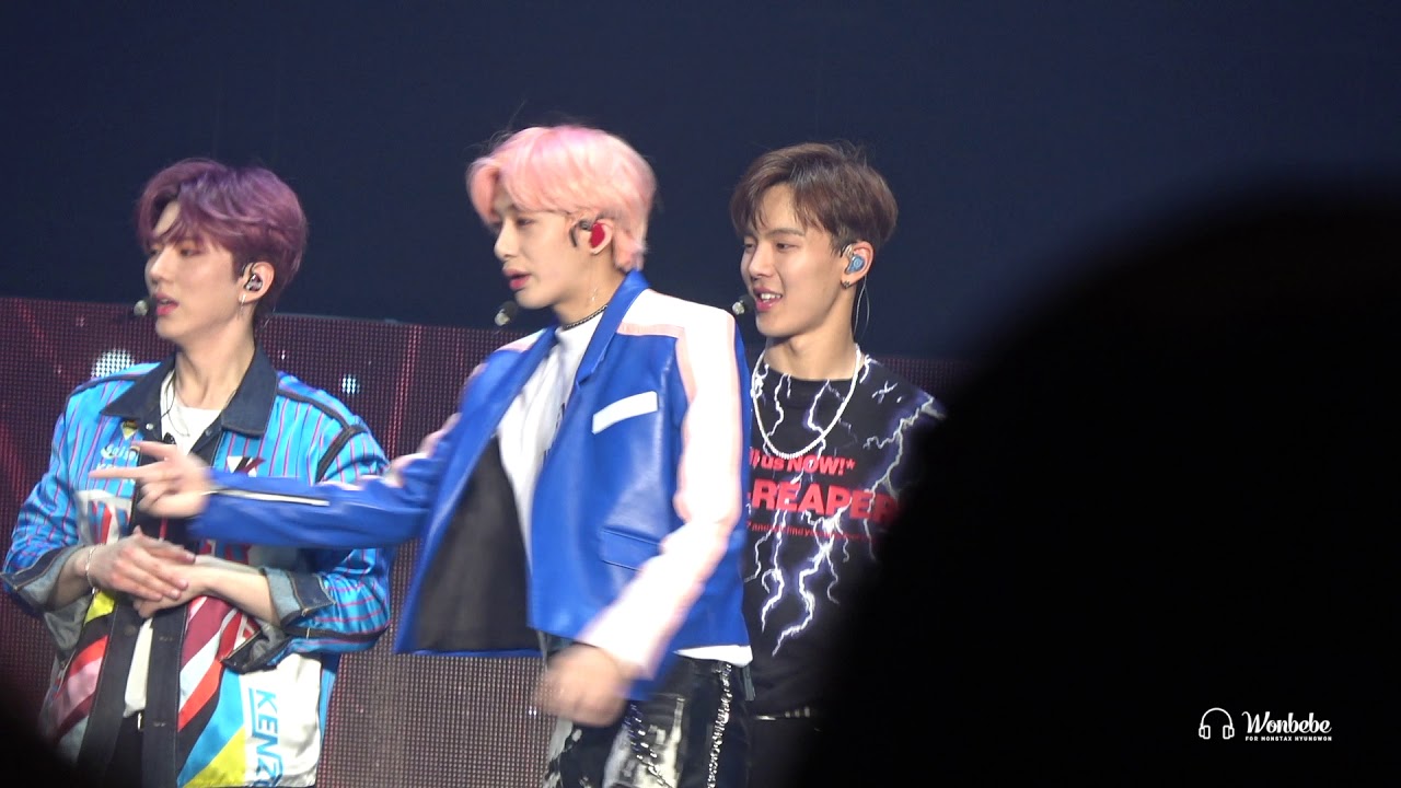 180526 MONSTA X World Tour Seoul 형원 HYUNGWON 애교 Aegyo