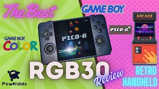 Ultimate Gameboy, Arcade & Pico 8 Retro Handheld - PowKiddy RGB30 Review