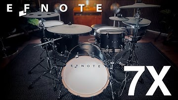 Efnote 7X electronic drums unboxing & first ROCKING at Spytunes Studio