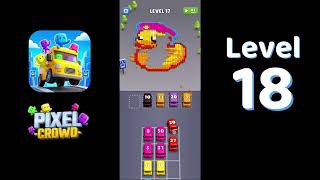 Pixel Crowd Level 17 Walkthrough | Full Gameplay Solution | Go Answer