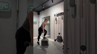 Dumbbell step up #exercisetutorial