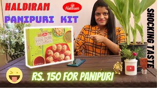 Haldiram Panipuri Kit l Rs.150 For Panipuri l Best Packed Panipuri l Review,Price,Taste,Pakaging l