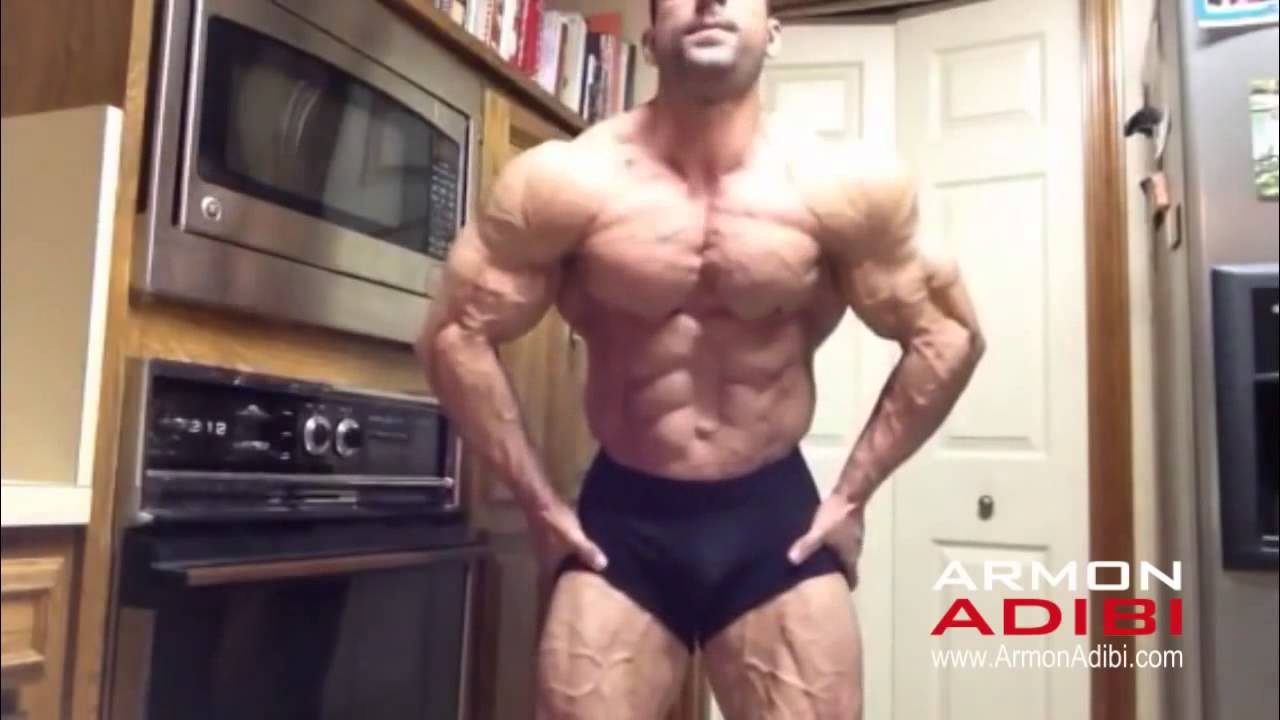 Armon Adibi Bodybuilder - Birthday Posing - 3 Weeks Out from Nationals ...