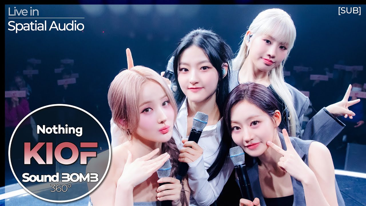 🎧KISS OF LIFE(키스오브라이프) - Nothing｜공간음향🎧라이브｜SoundBOMB360˚(싸운드밤삼육공) [SUB]