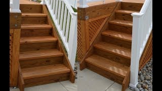 How I Build Outdoor Deck Stairs