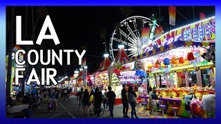 LA County Fair | a night of rides, food and pig racing at the county fair