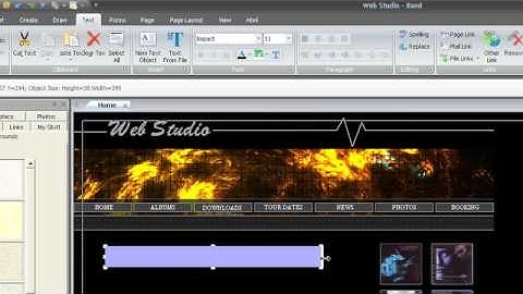 WebstudioTV: Text Tab - Insert Group