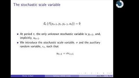 Introduction to Dynare and local approximation: 3. Solving DSGE models