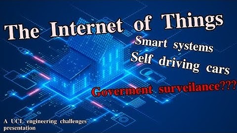 UCL Engineering Challenge One - IoT presentation by Kostas