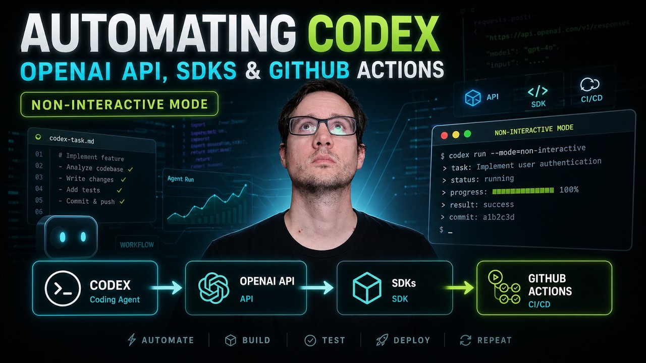 Automating Codex – Non-Interactive Mode, OpenAI API, SDKs & GitHub ...